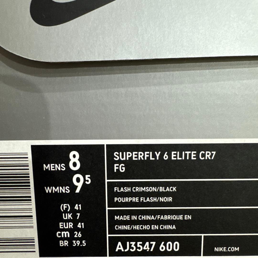 c*n様 【正規品】マーキュリアルスーパーフライ6エリートFG CR7モデル