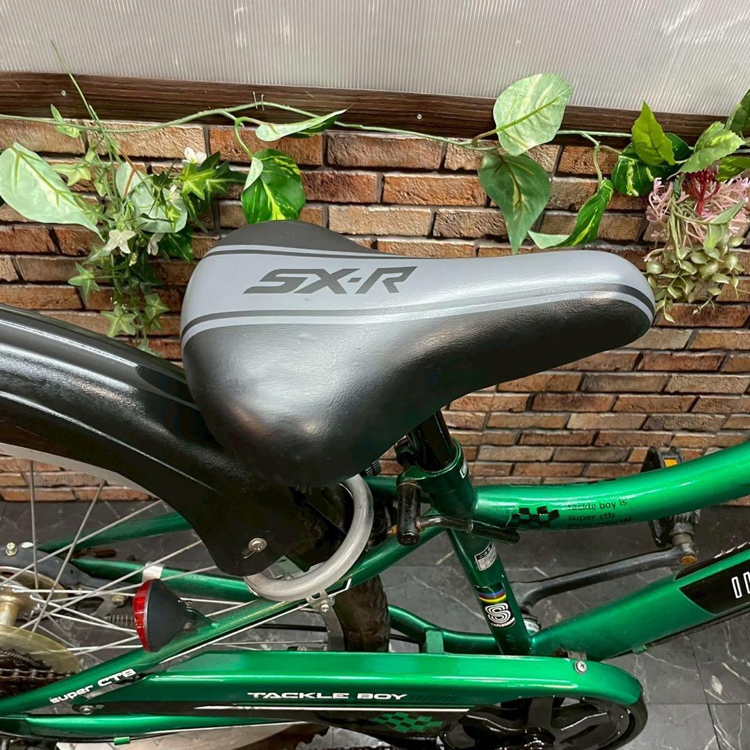 【125】子供用自転車 子供車 TACKLE BOY グリーン 26インチ