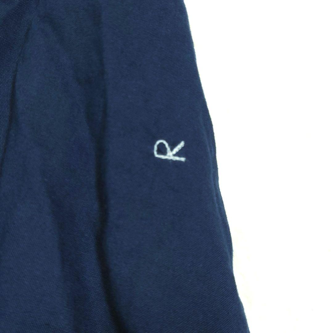 45rpm ノースリーブ ワンピース 藍染 レース ティアード コットン リネン