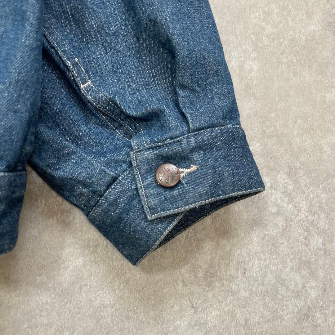 BIGMAC/デニムジャケット/M/ブルー/古着/カジュアル/ストリート系