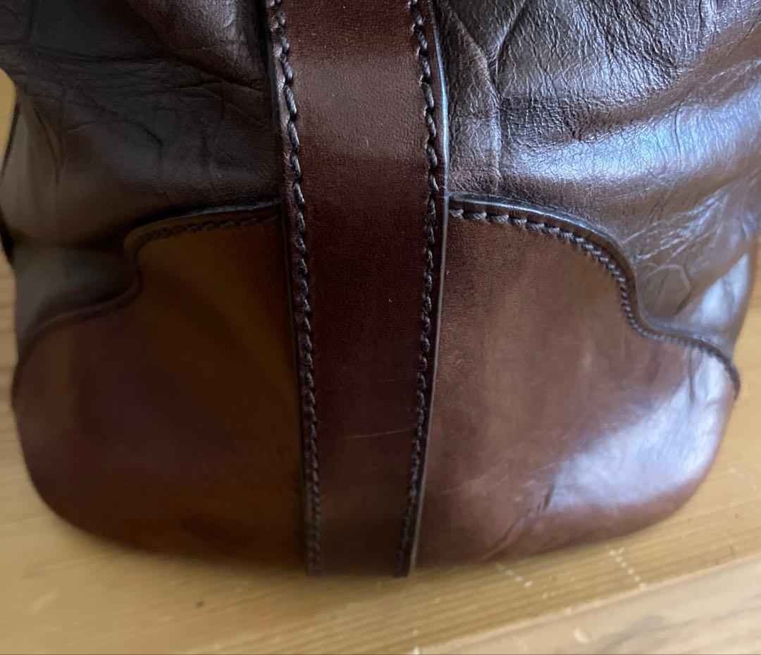 Daniel&Bob ダニエルアンドボブ クロコ型押 トートバッグ 茶