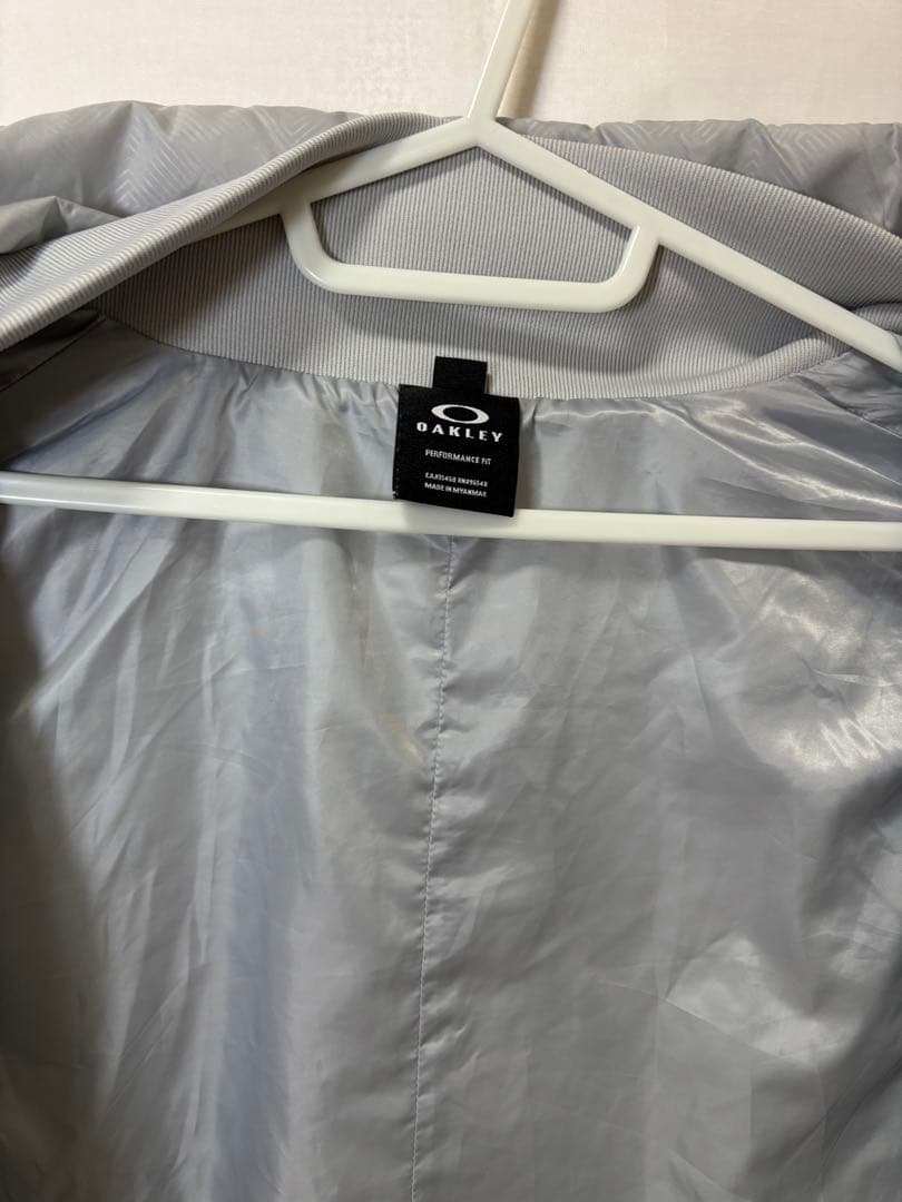 OAKLEY スカル ダウンベスト XL グレー 軽量 ゴルフウェア メンズ