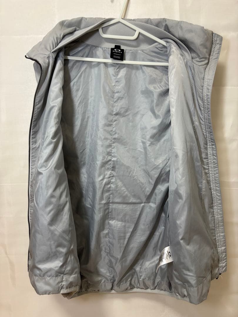 OAKLEY スカル ダウンベスト XL グレー 軽量 ゴルフウェア メンズ