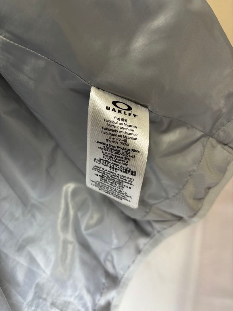 OAKLEY スカル ダウンベスト XL グレー 軽量 ゴルフウェア メンズ