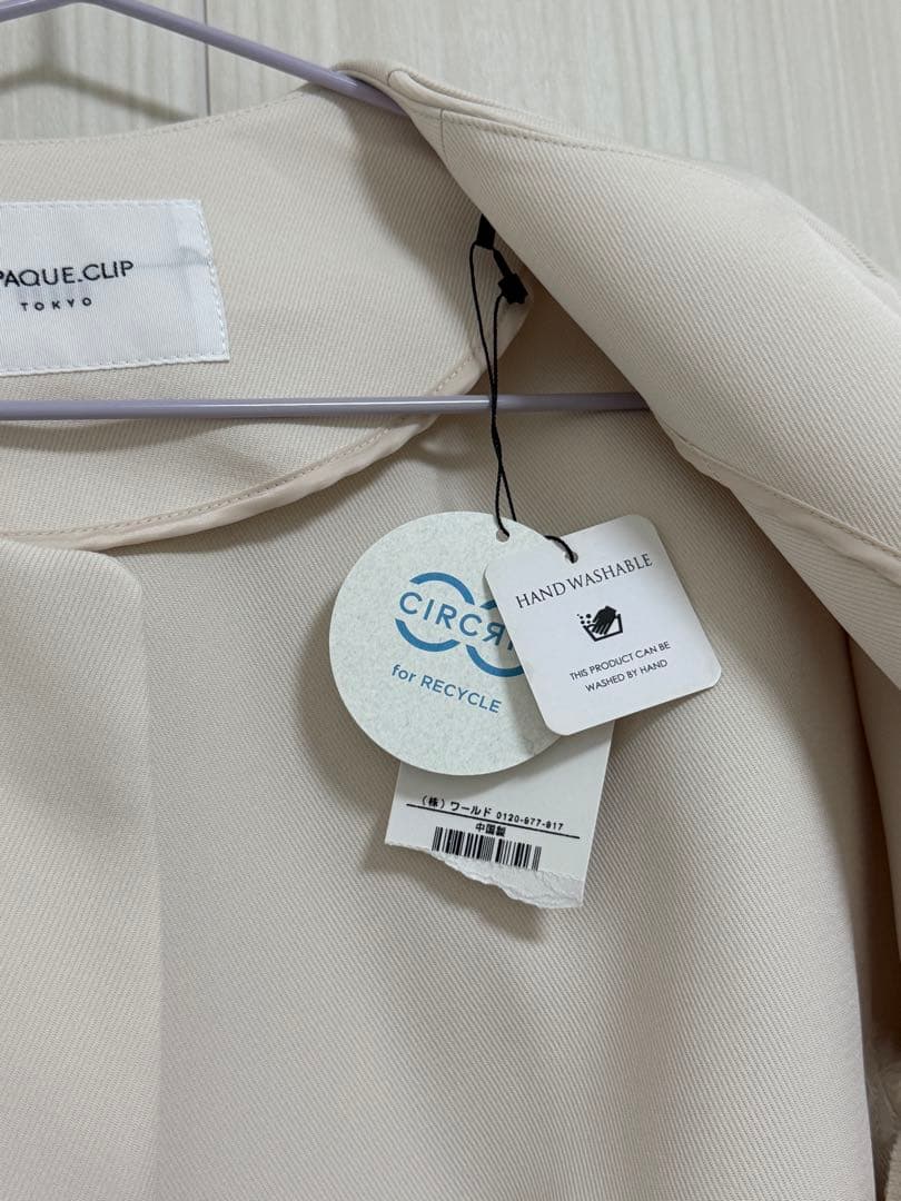 OPAQUE.CLIP フレアスリーブミドルコート　セレモニー　オペーク