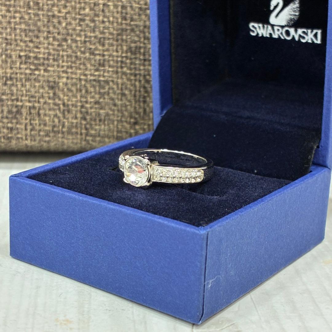 ◇スワロフスキー　リング　4点セット