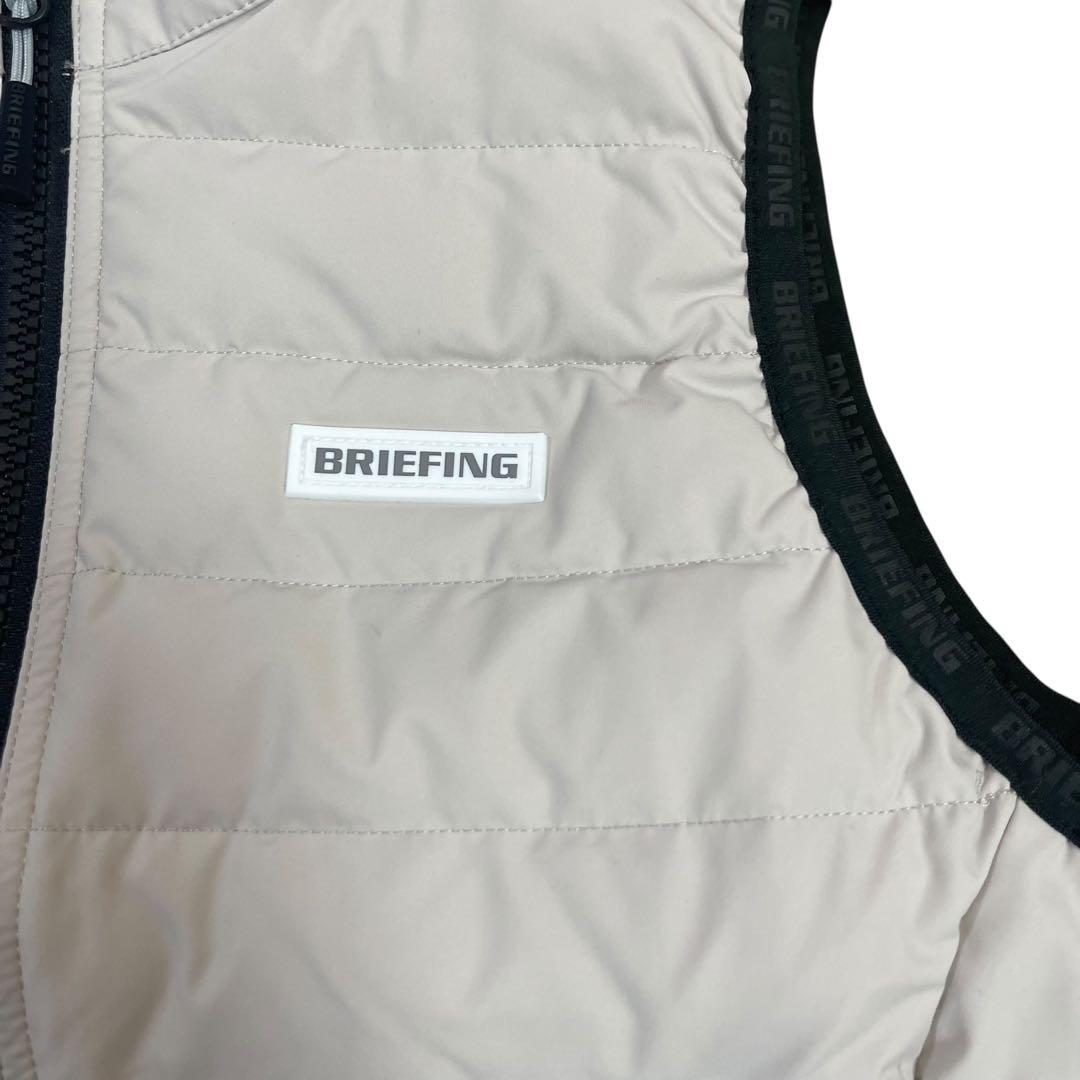 BRIEFING ×TAION サーモダウンベスト ホワイト系 サイズS