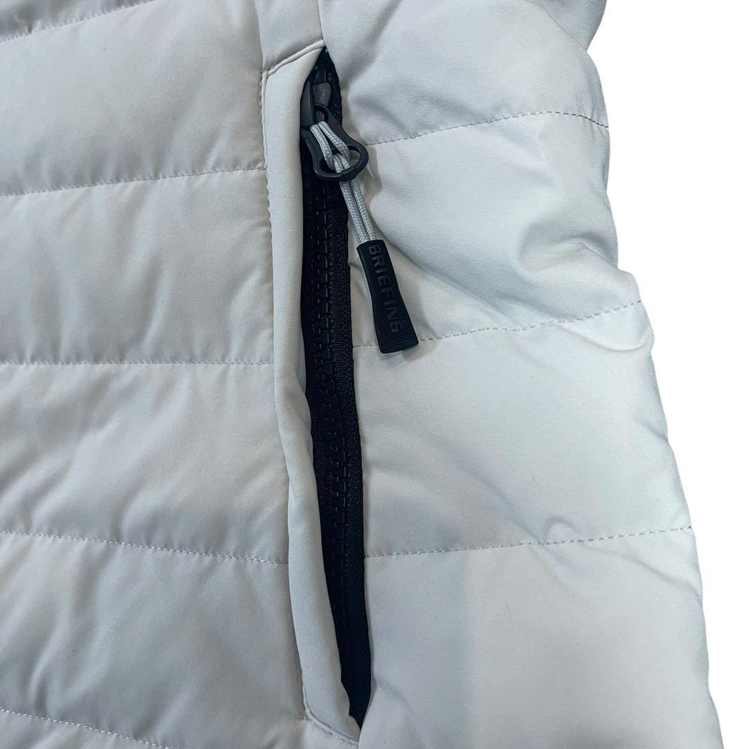 BRIEFING ×TAION サーモダウンベスト ホワイト系 サイズS