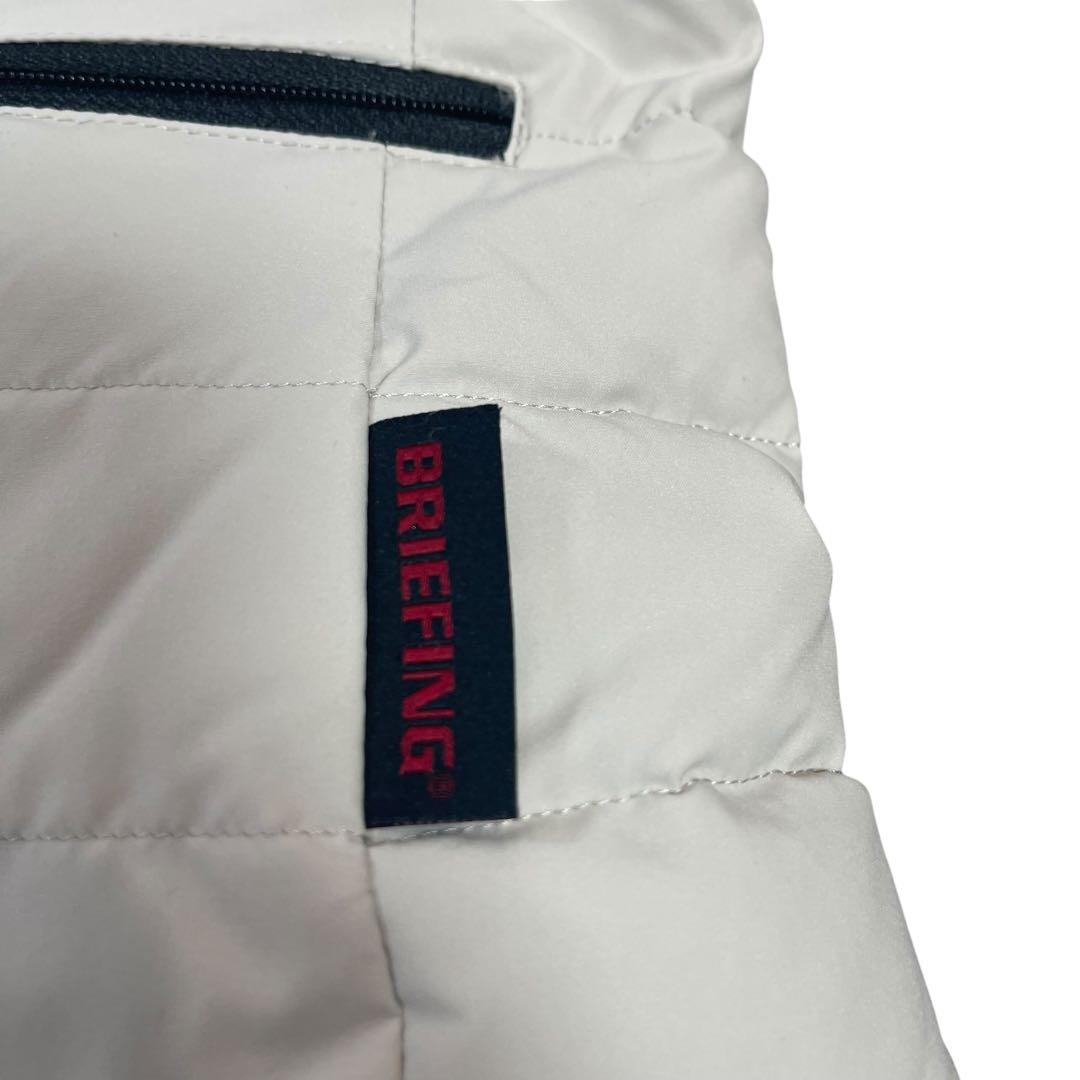 BRIEFING ×TAION サーモダウンベスト ホワイト系 サイズS