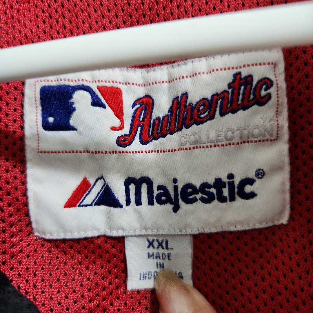 Majestic　マジェスティック　シンシナティ・レッズ　ナイロンジャケット