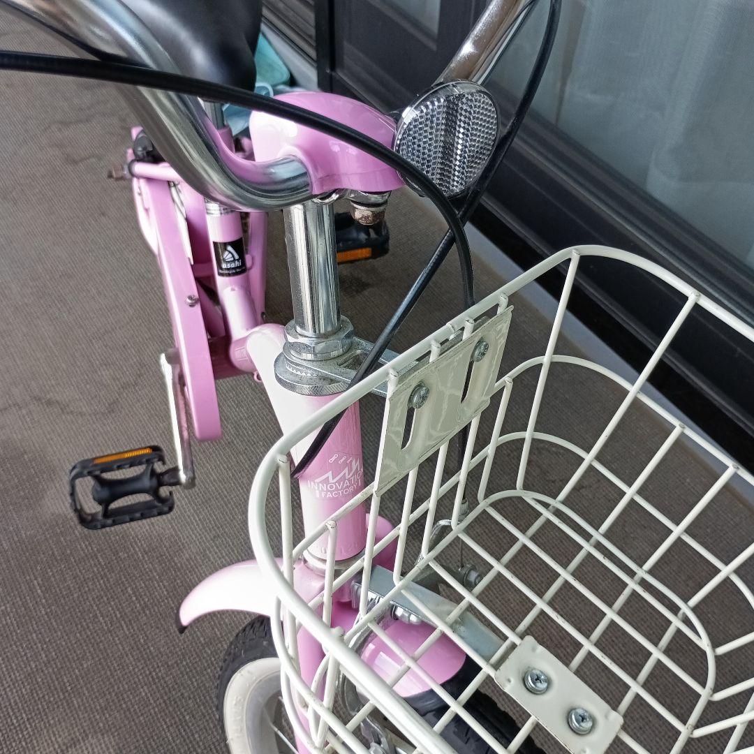 14インチ 幼児用ピンク自転車