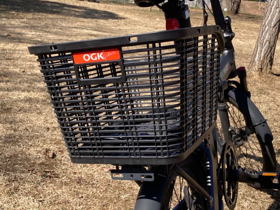 (付属品多数あり！)ERWAY 電動アシスト自転車 シティタイプ グレー