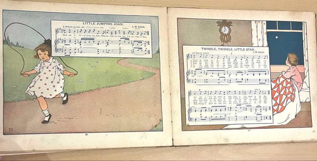 No.364 希少 古書 洋書 絵本 アンティーク 児童書 童謡 マザーグース