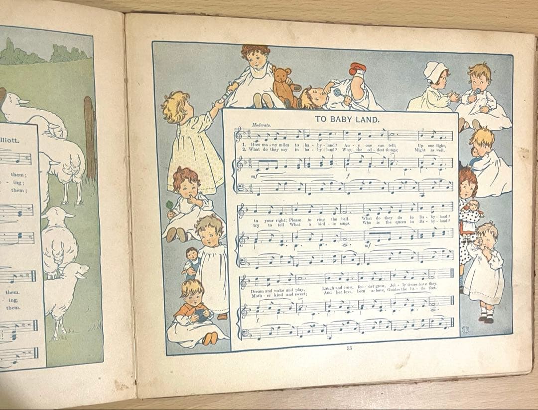 No.364 希少 古書 洋書 絵本 アンティーク 児童書 童謡 マザーグース