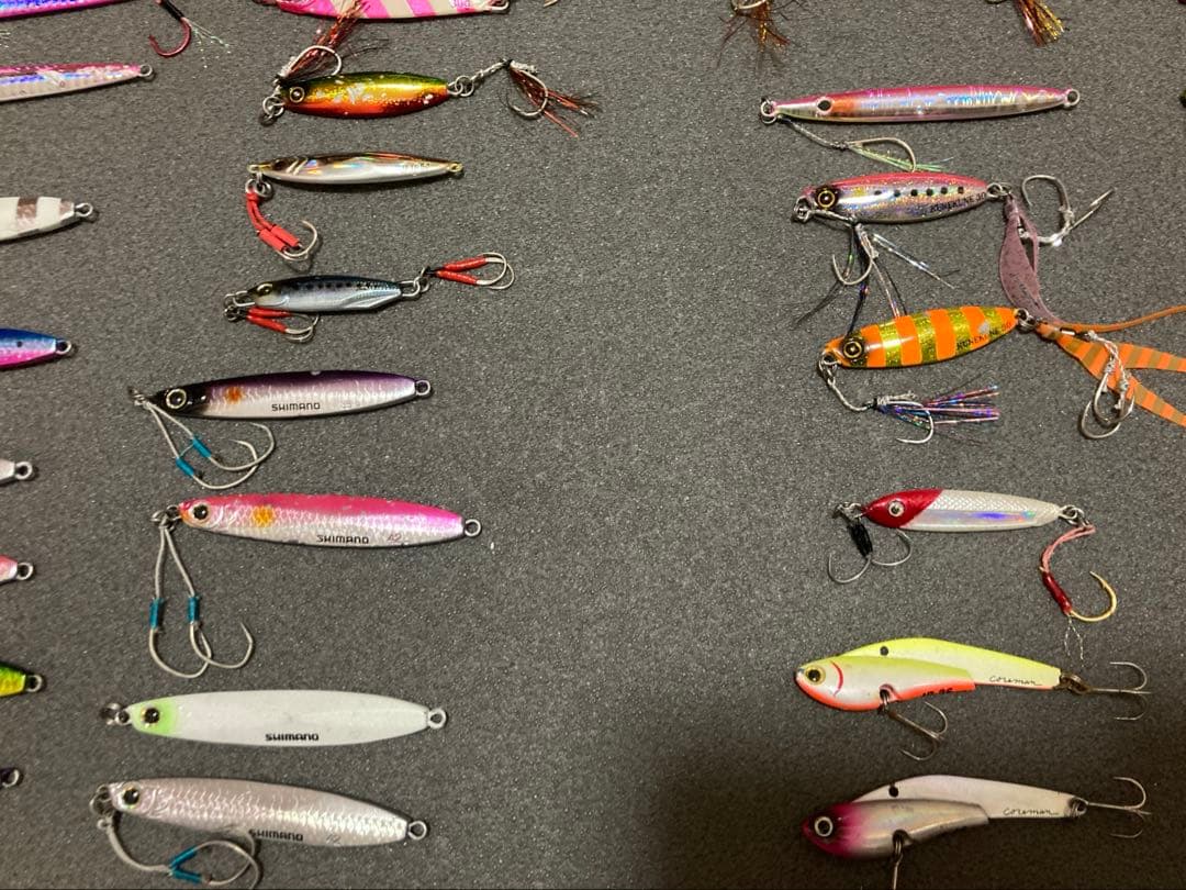 ライトショアジギング全56個　メタルジグ54個大半25g〜40gポッパー2個