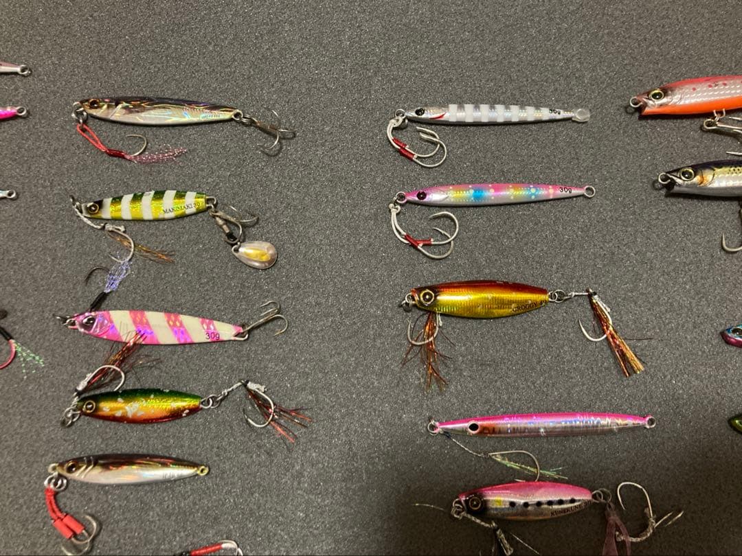 ライトショアジギング全56個　メタルジグ54個大半25g〜40gポッパー2個