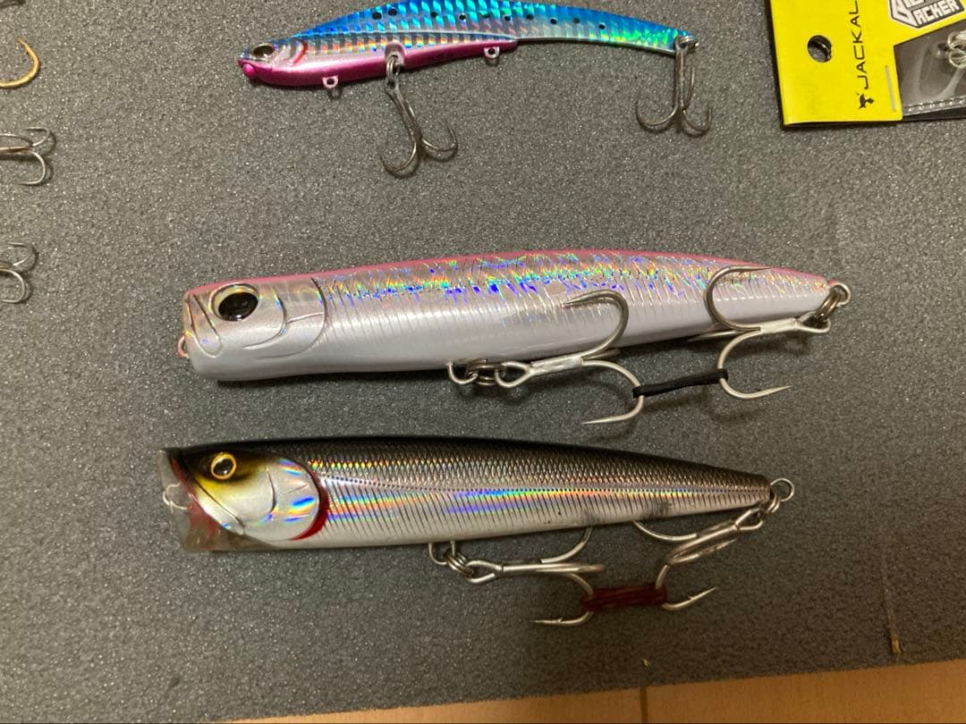 ライトショアジギング全56個　メタルジグ54個大半25g〜40gポッパー2個