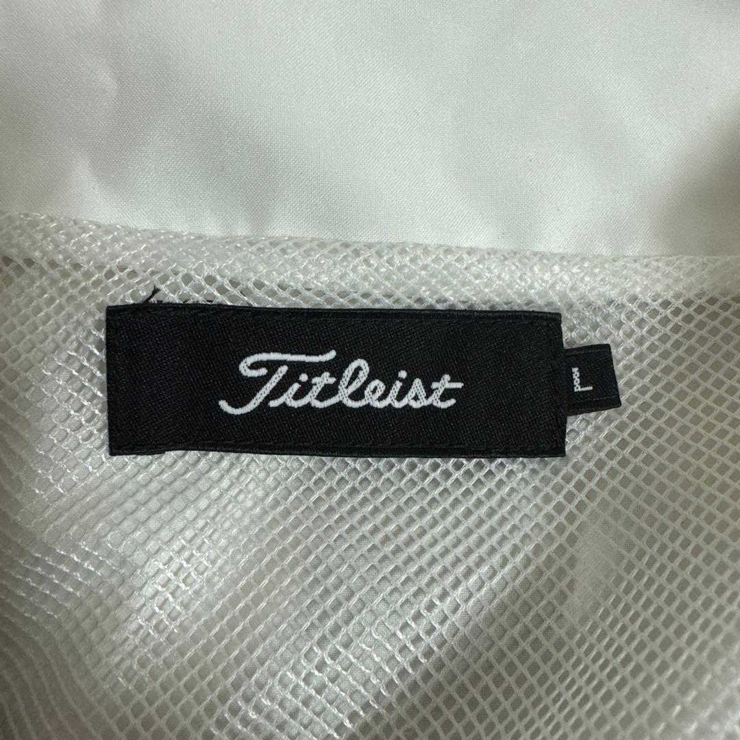 【美品】Titleist レインウェア 上下 セットアップ ブラック ホワイト