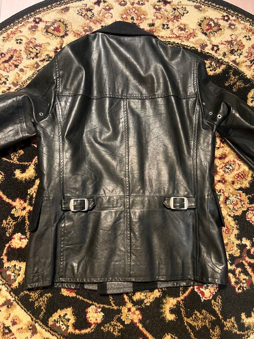 ダブルブレストレザージャケット　コルビジェ