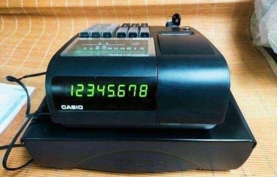 カシオレジスター　TE-400　フル設定無料　美品PC連携売上管理　985888