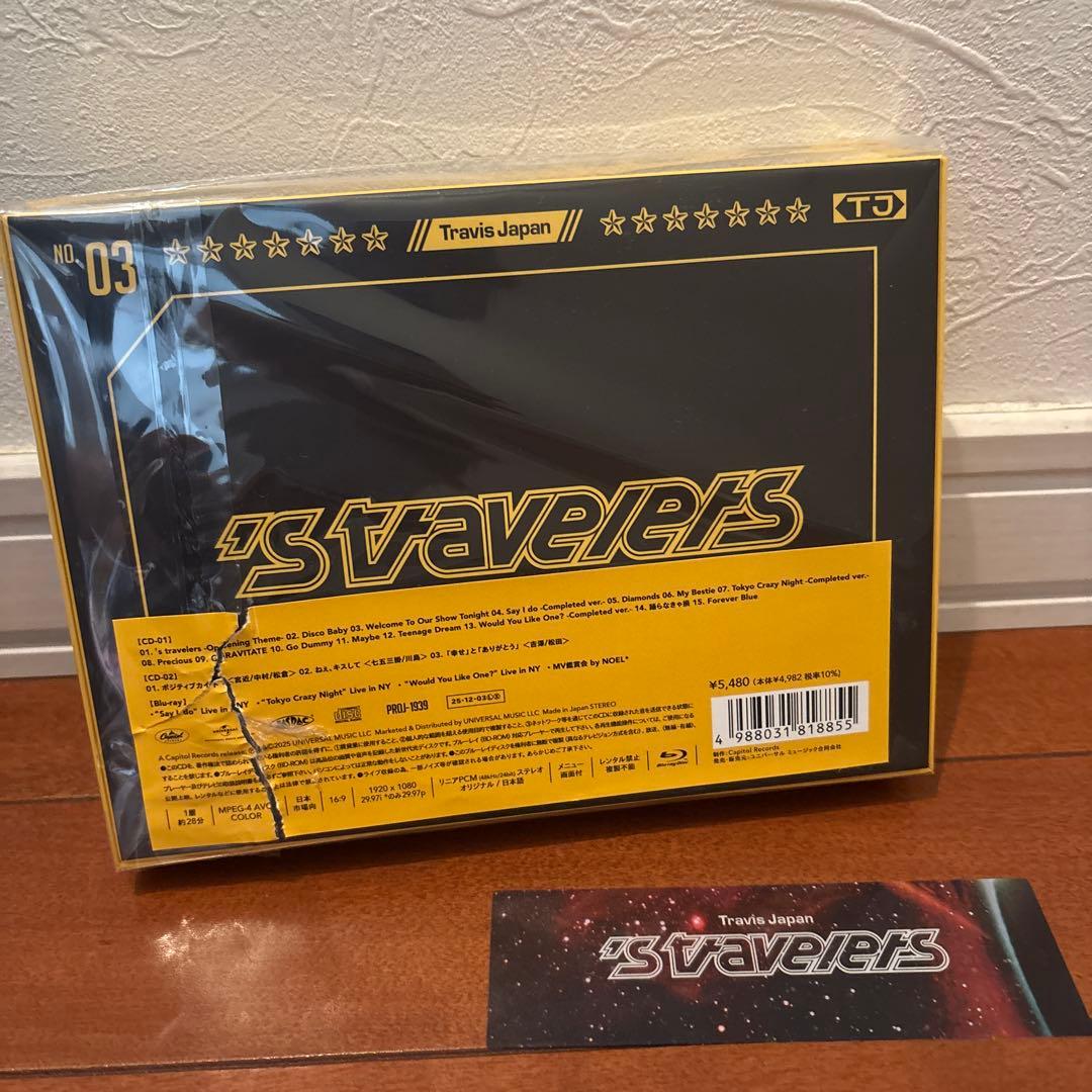 Travis Japan 's travelers FC盤 Blu-ray