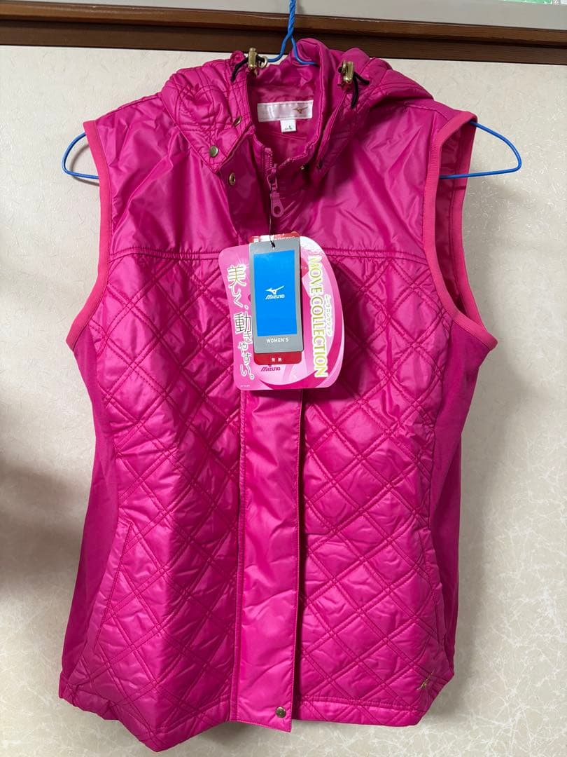 レディース ベスト Lサイズ フード付き