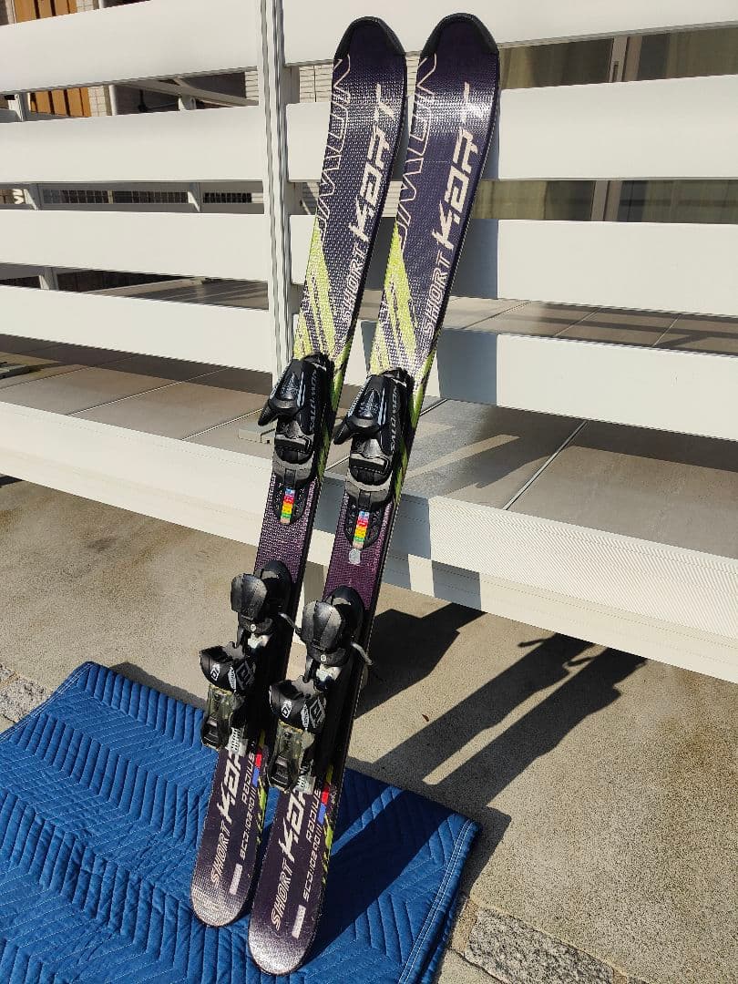 ミッドスキーSALOMON KARTスキー板140cmと 125cmセット売り☆
