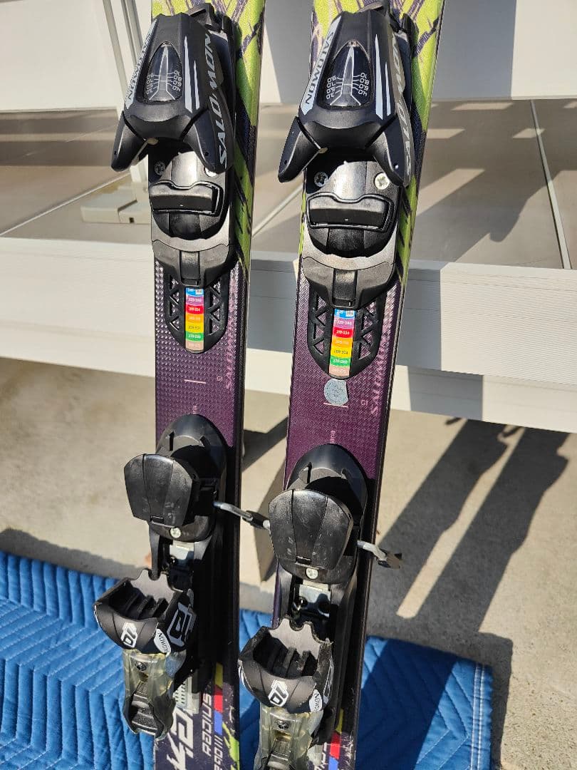 ミッドスキーSALOMON KARTスキー板140cmと 125cmセット売り☆