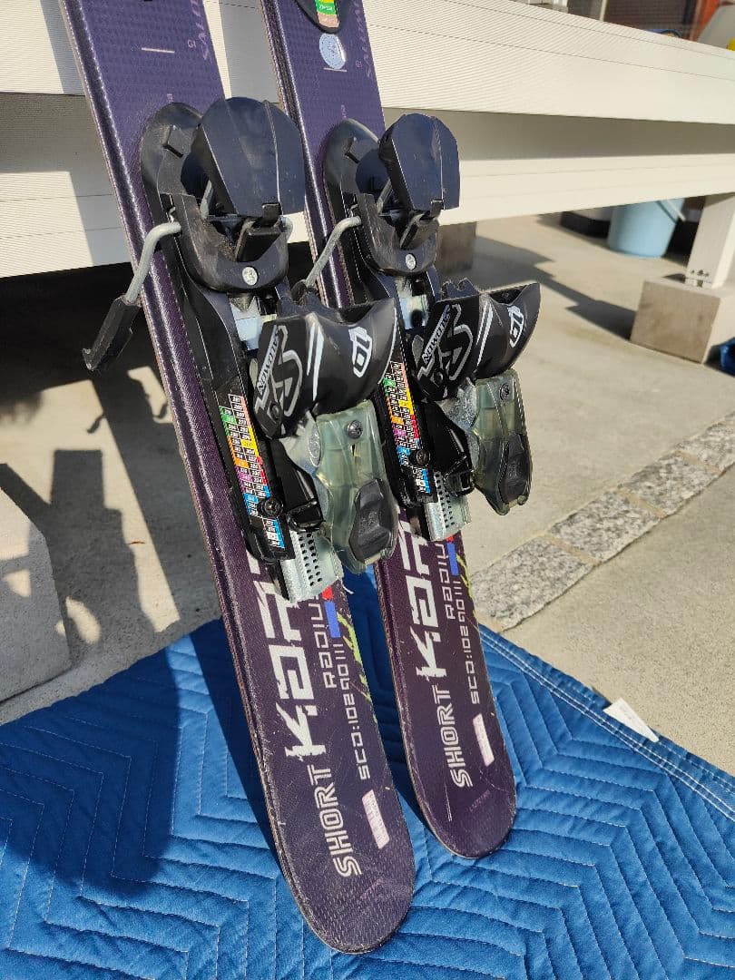 ミッドスキーSALOMON KARTスキー板140cmと 125cmセット売り☆