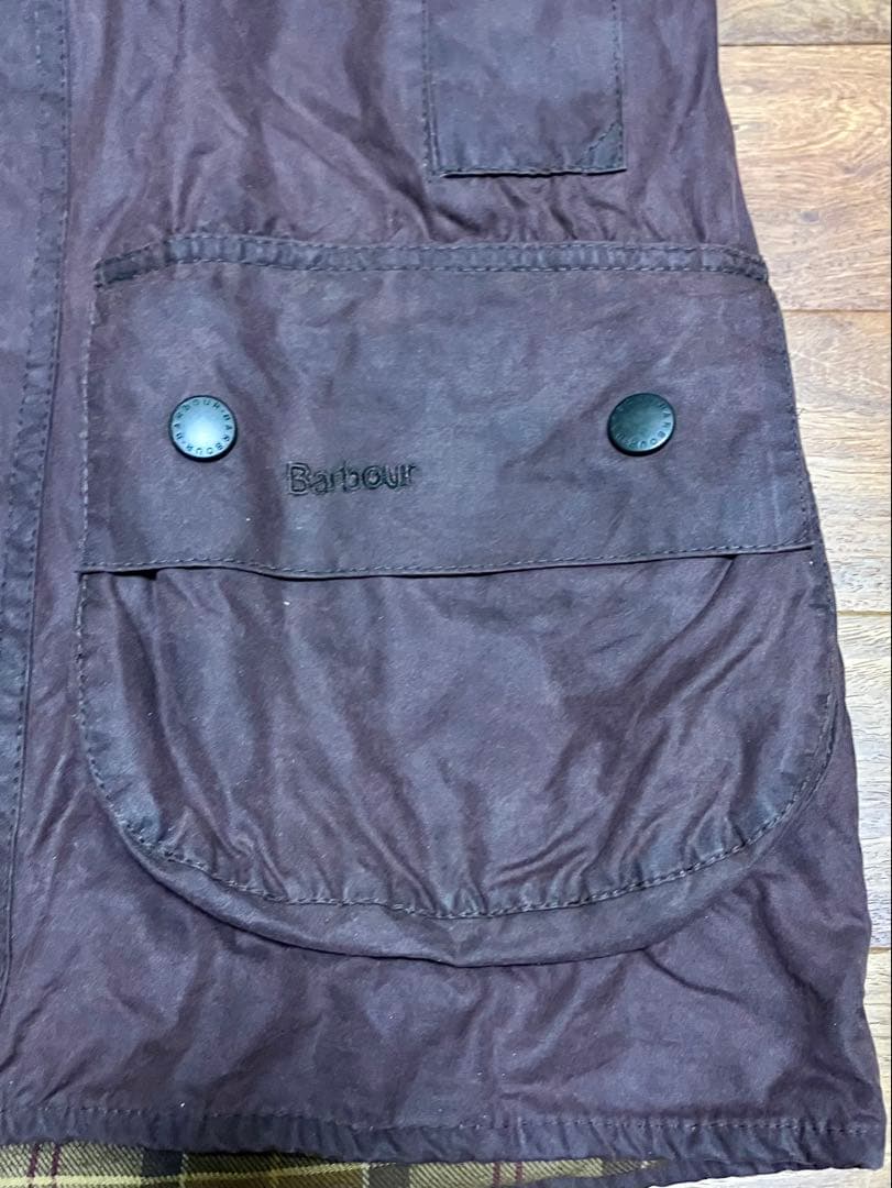 Barbour バブアー ビューフォート ボルドー サイズC36・91cm