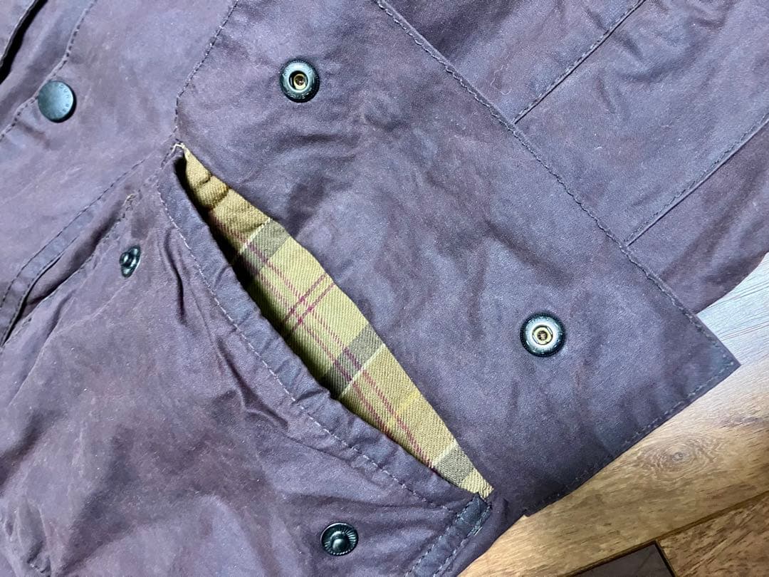 Barbour バブアー ビューフォート ボルドー サイズC36・91cm