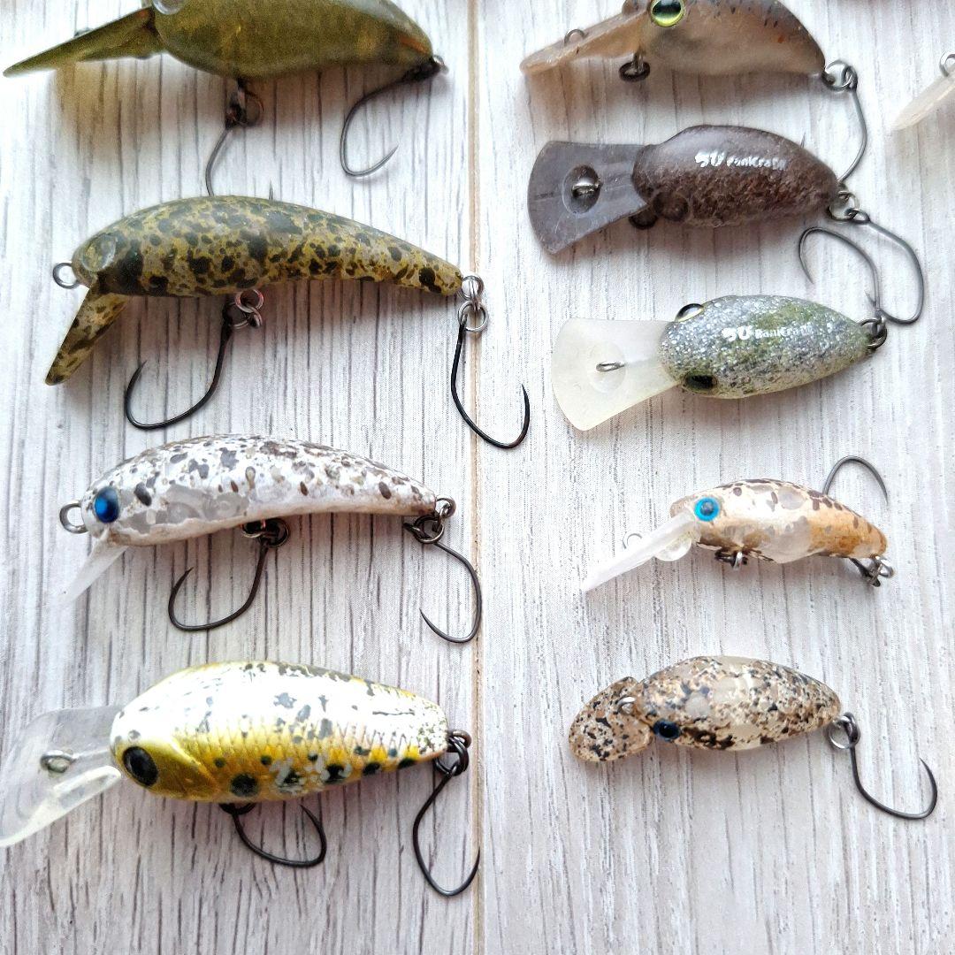 【ジャンク品】　エリア　トラウト　クランク　まとめ売り　16個セット