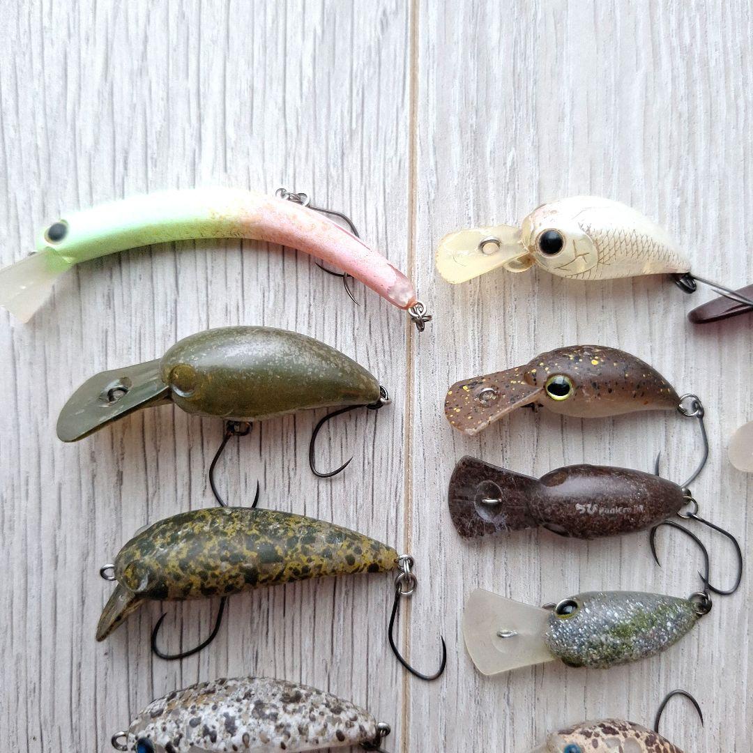 【ジャンク品】　エリア　トラウト　クランク　まとめ売り　16個セット