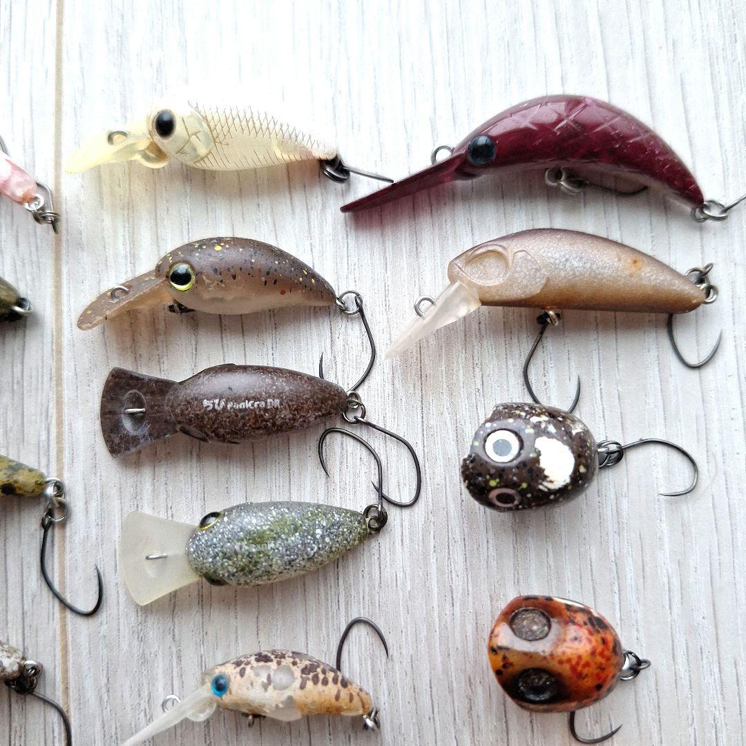 【ジャンク品】　エリア　トラウト　クランク　まとめ売り　16個セット