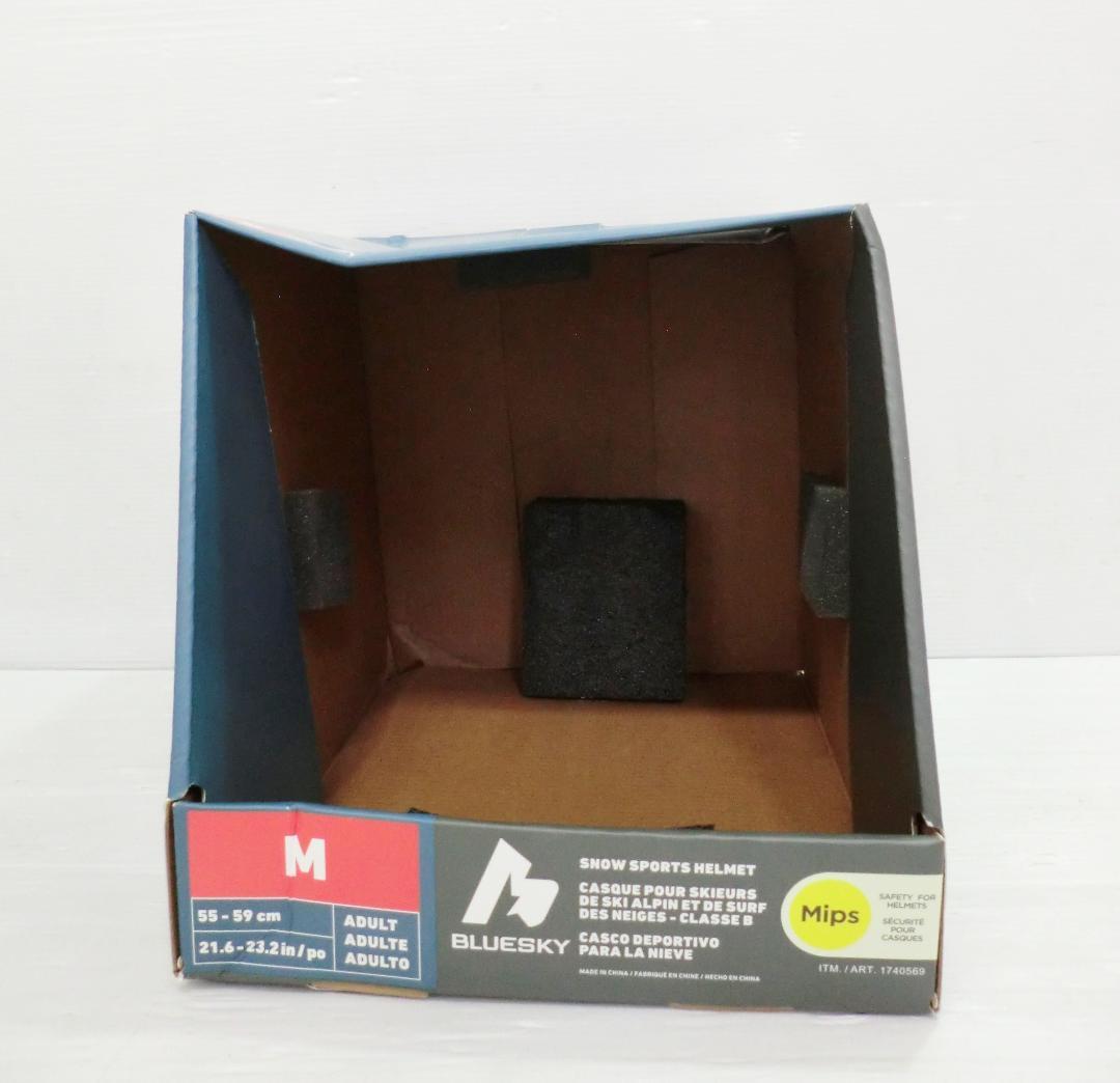 BLUESKY ブルースカイ大人用スノーへルメット MIPS ブラック M