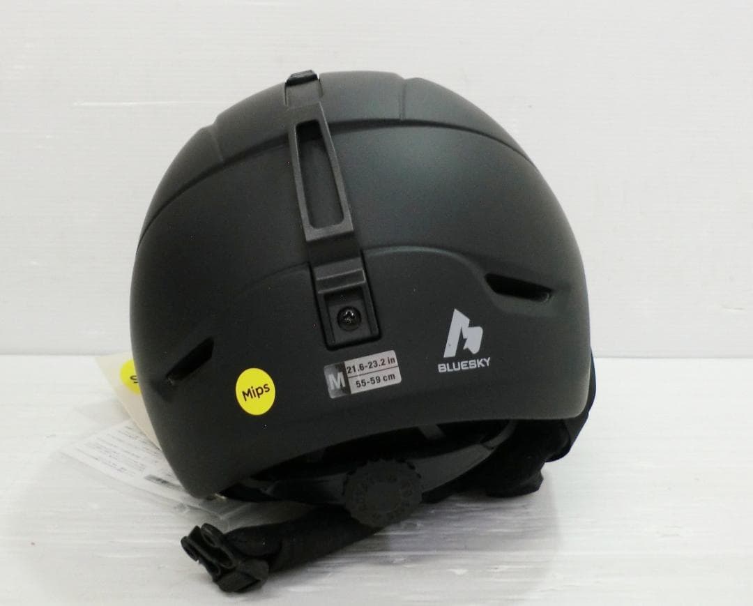 BLUESKY ブルースカイ大人用スノーへルメット MIPS ブラック M