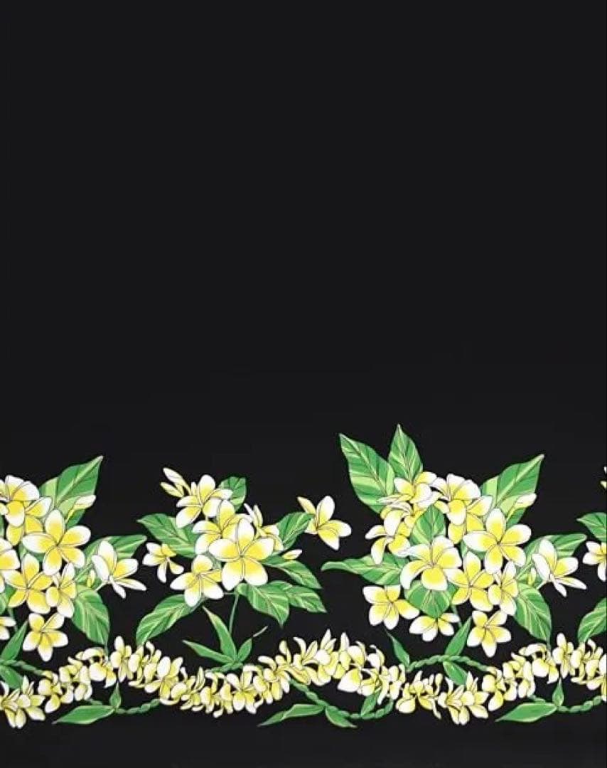 新柄パウスカート☆フラダンス☆パウスカート☆ブラック☆ご希望の丈でオーダー可能♪