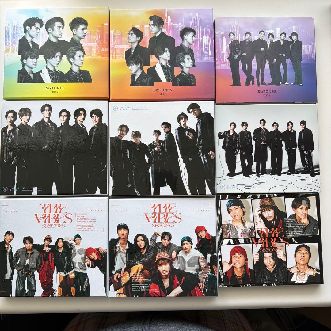【外袋無し】SixTONES CD &DVD 43枚 特典グッズ付き　まとめ売り