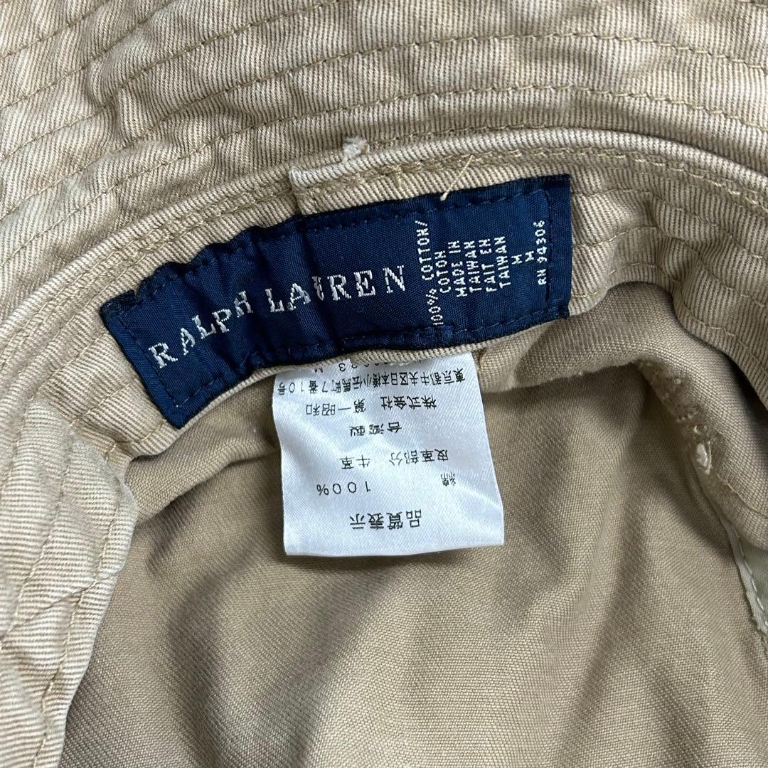 美品 RALPH LAUREN ラルフローレン サファリ ハット バケット