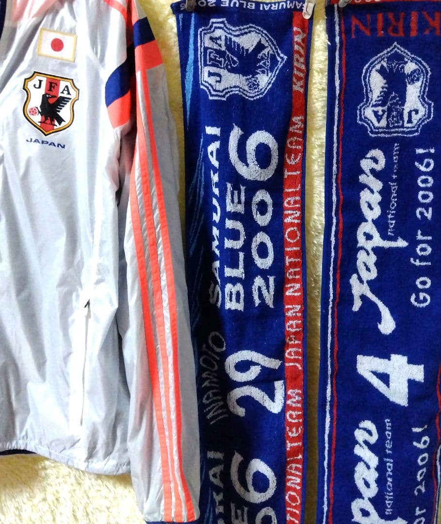 新品／サッカー日本代表２００９　　　　　　　　　　　アンセムジャケット／サイズＯ