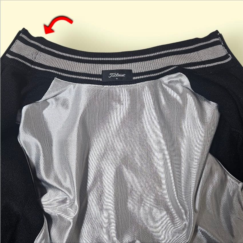 タイトリスト メンズ ハイブリッド ニット ゴルフ ジャケット ブラック 蓄熱