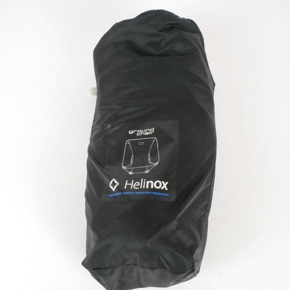 ヘリノックス グラウンドチェア 使用感大 穴あります