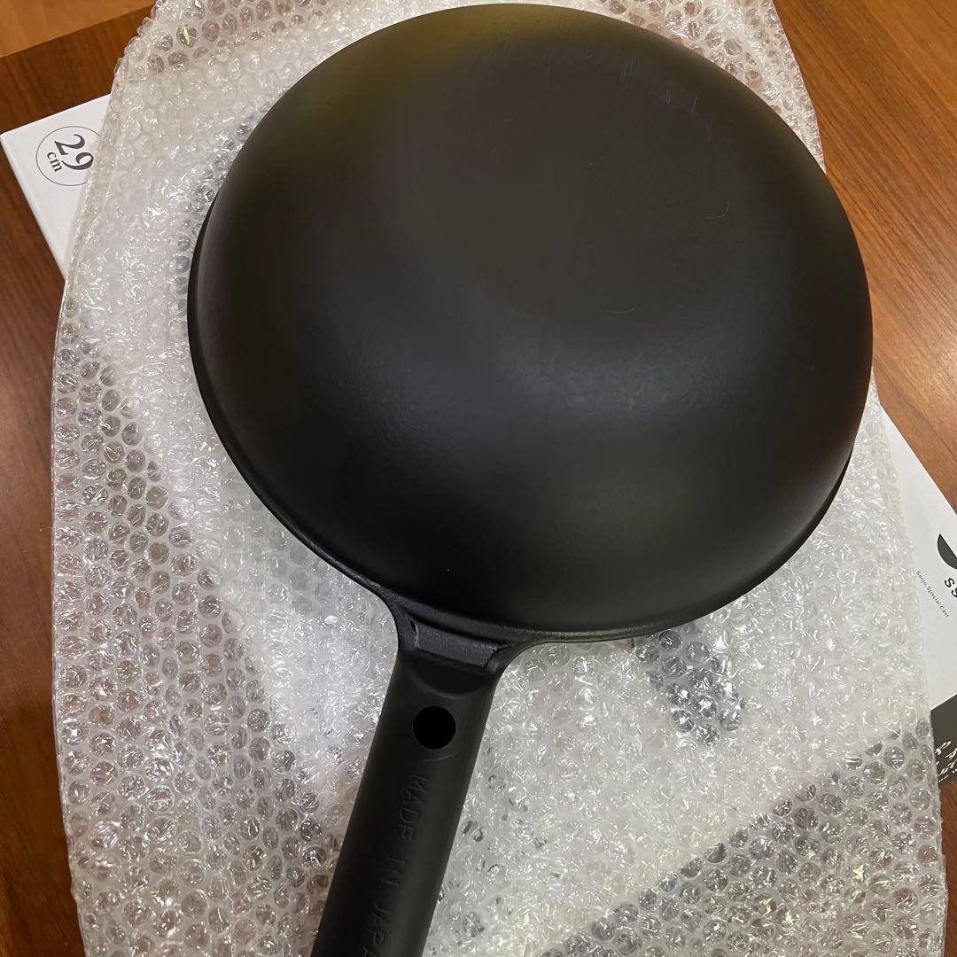 新品 SSC 鋳鉄製中華鍋 北京鍋29cm日本製三条 鋳物IH使用可14300円