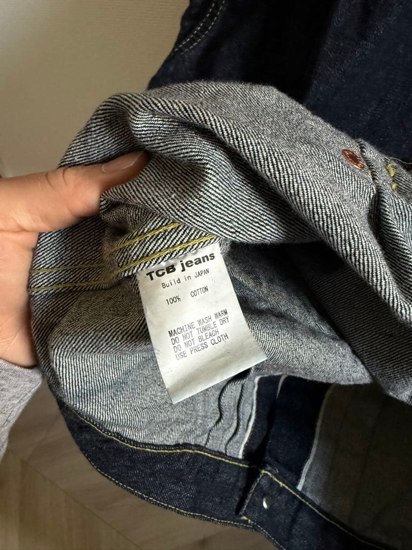 TCB jeans サイズ44 40s 未着用 大戦モデル Tバック