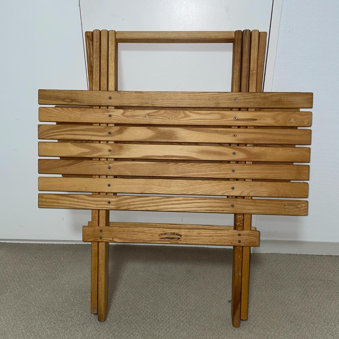 希少 ブルーリッジチェアワークス フォールディングテーブル 旧ロゴ