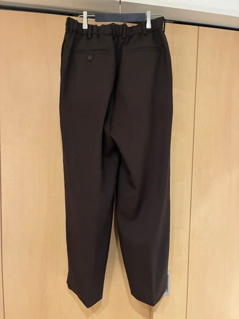 DOUBLE PLEATED TROUSER 【A23A-01PT01C】