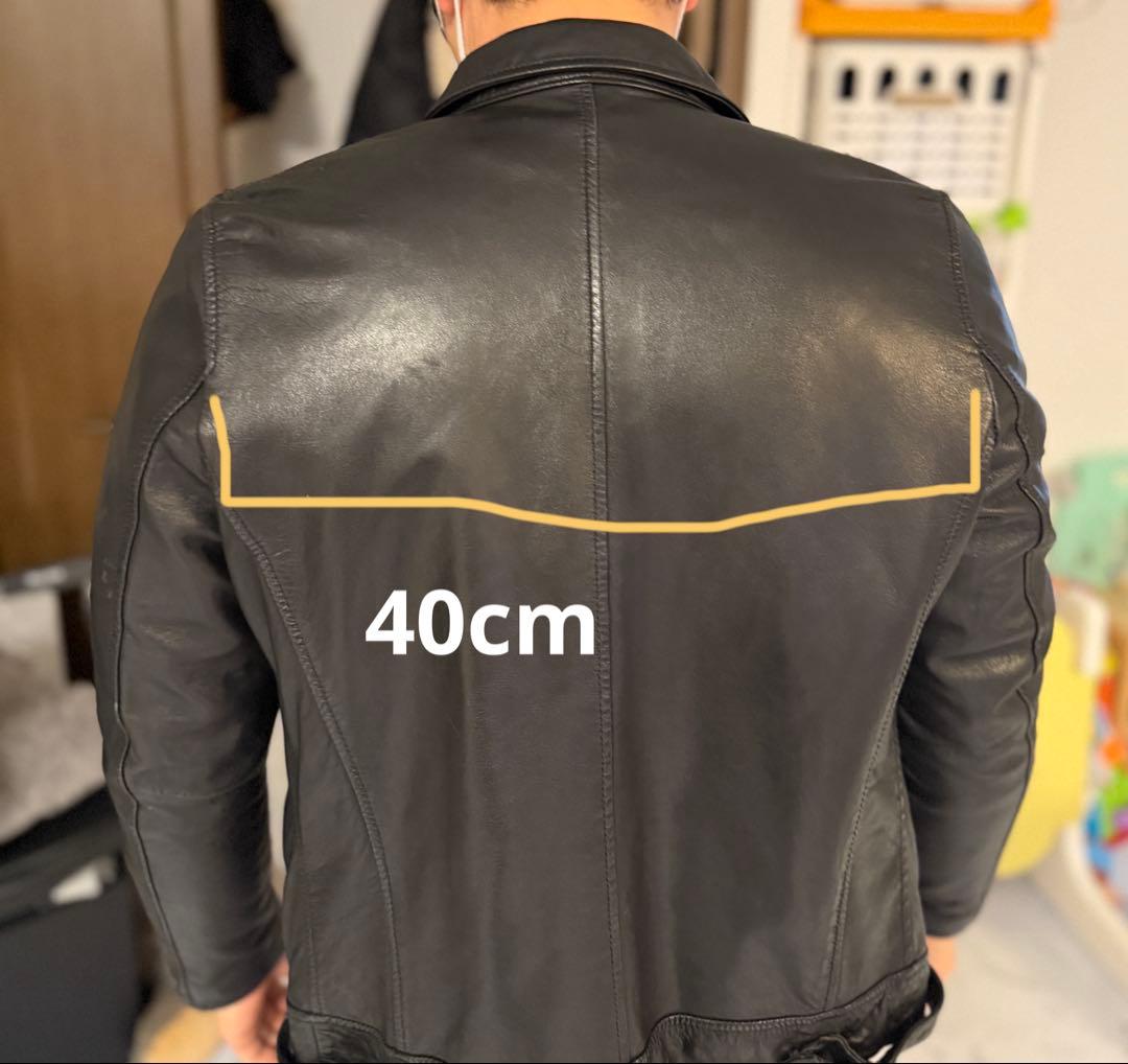 SHIPS ラムレザー M シングルライダース