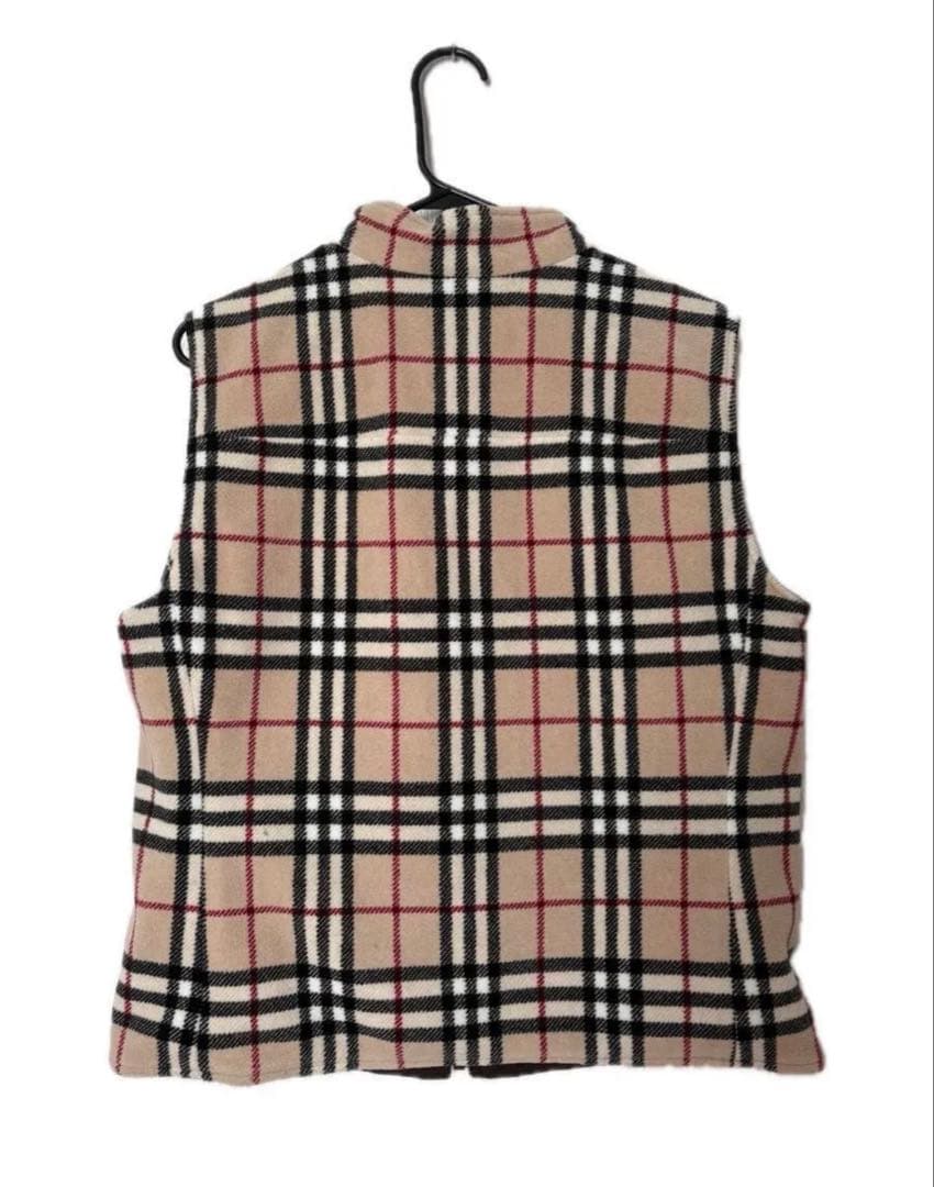 BURBERRY LONDON バーバリー リバーシブルベスト ノバチェック柄