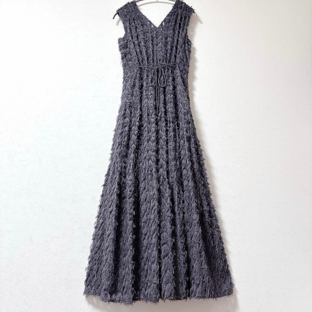 FRAY I.D ワンピース 1 フリンジジャガード カシュクール