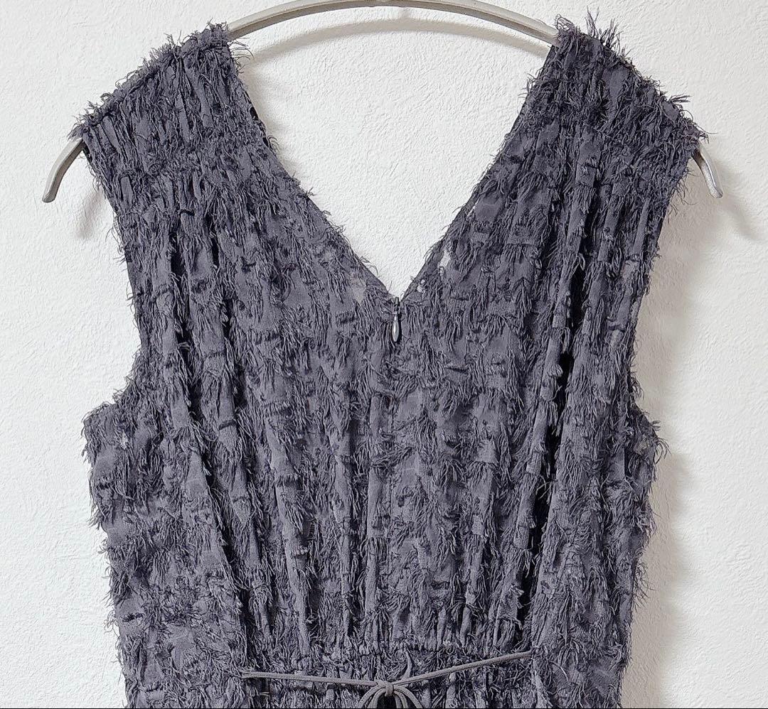 FRAY I.D ワンピース 1 フリンジジャガード カシュクール